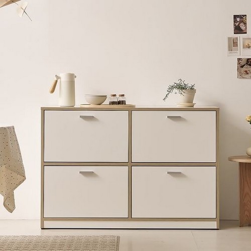 나무뜰  시크레 E0등급 폭깊은 주방 거실 서랍장 1200