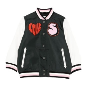 스텔라매카트니 주니어 스냅 버튼 콘트라스트 슬리브 재킷 TX2B67 Z0507 930