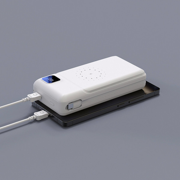 엑티몬 PD 20W C타입 케이블 일체형 보조배터리 20000mAh M-PWQ-PD20000-CPIN_이미지