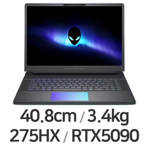 DELL 에일리언웨어 16 Area-51 DAA16250-WP05KR (SSD 2TB)