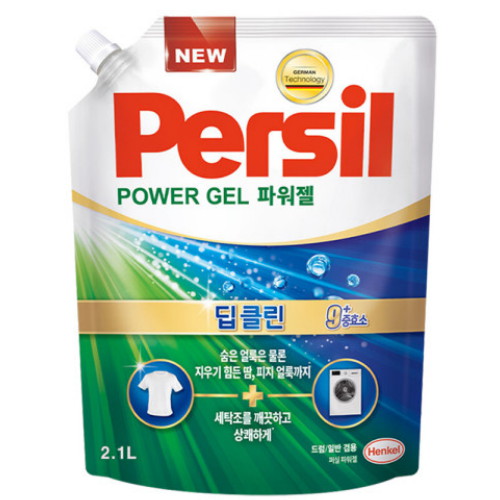 퍼실 딥클린 파워젤 겸용 리필 2.1L (3개)_이미지