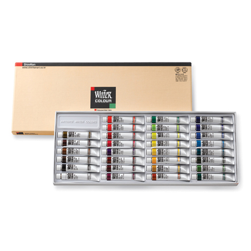 신한화구 전문가용 수채화물감 7.5ml (30색x1개)