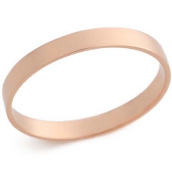 비앤비골드 18K 2.5mm 민자 열손가락 레이어드 평반지 NPR32695
