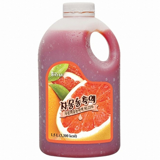 흥국F&B 자몽 농축액 1.5L (3개)