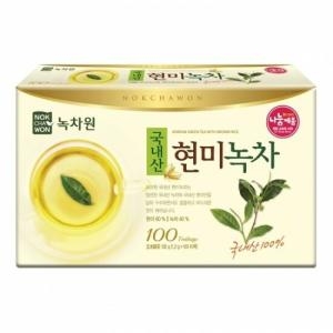 녹차원 국내산 현미녹차 1.2g 100개