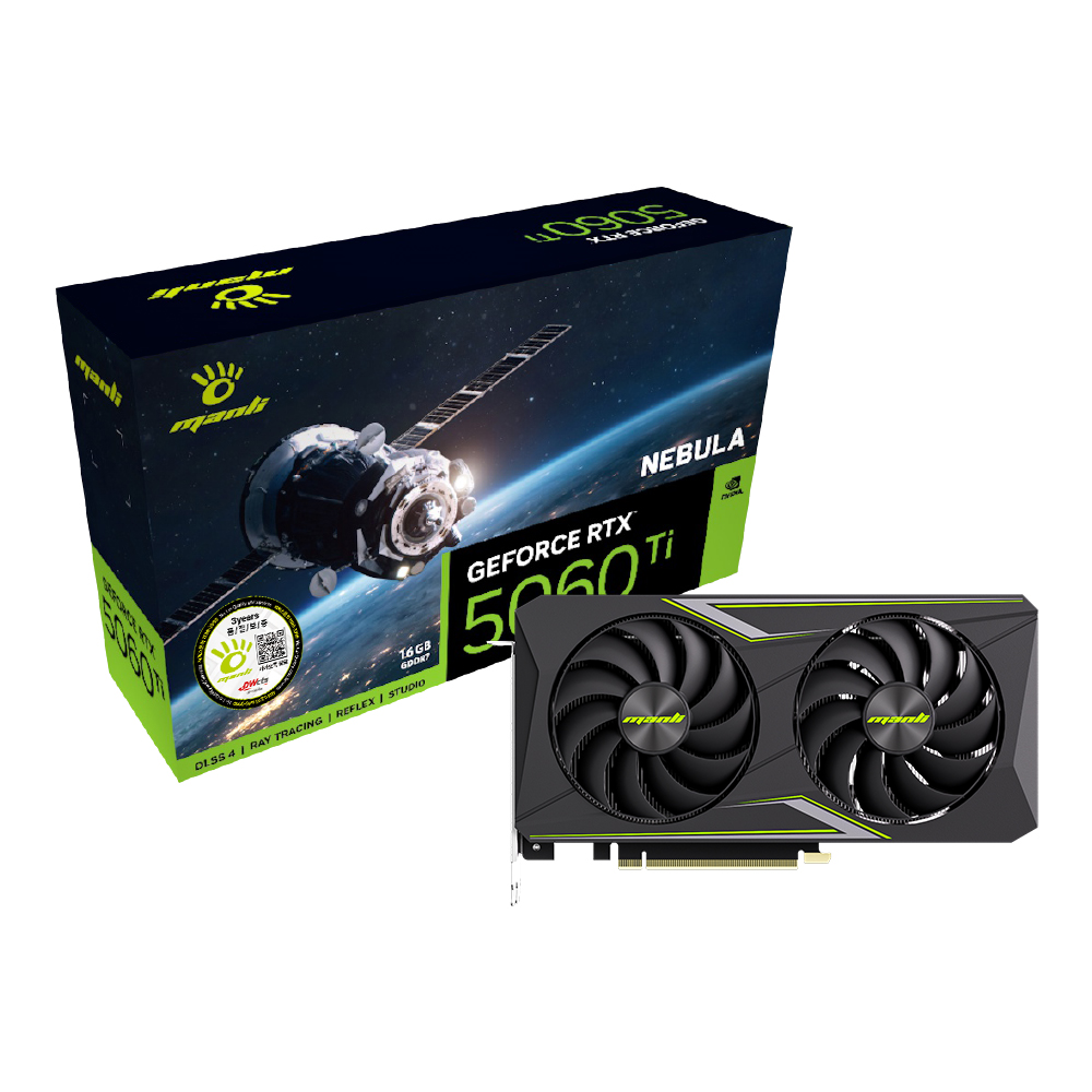 MANLI 지포스 RTX 5060 Ti Nebula D7 16GB 대원씨티에스