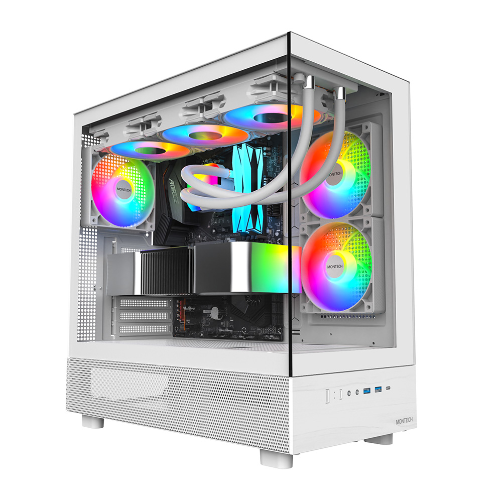 MONTECH XR ARGB 강화유리 (화이트)_이미지