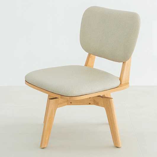 헤닝 마이홈3 회전의자 원목 낮은 식탁 1400 (의자2개+벤치1개)_이미지