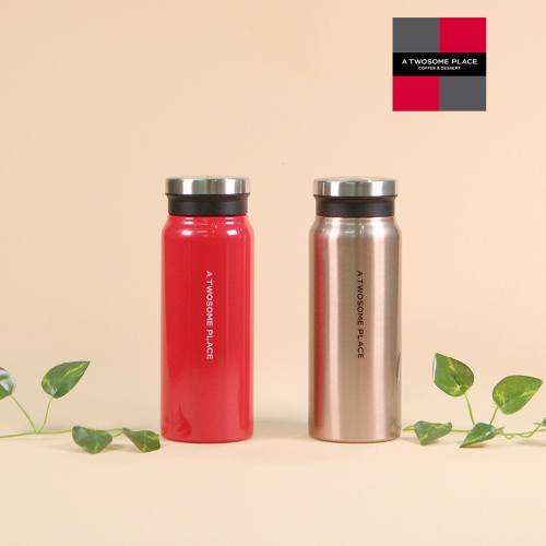 투썸 레드골드 텀블러 550ml 트윈스 세트