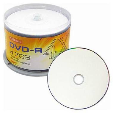 멜로디 DVD-R 4.7GB 4x 케익 50장 프린터블_이미지