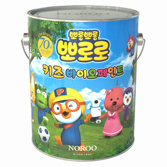 노루페인트 신형 뽀로로 키즈 바이오 페인트 (3.8L)