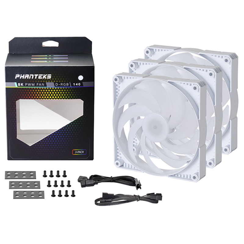 Phanteks PH-F140SK DRGB PWM (3팩, 화이트)
