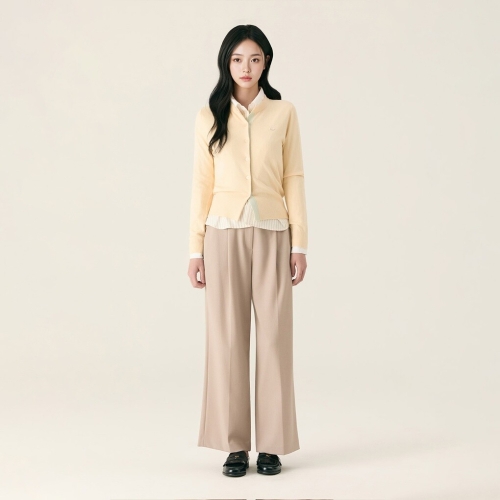 로엠 프리미엄 올데이슬랙스 숏ver 원턱 와이드 밴딩슬랙스_RMTWG23R11이미지입니다. 누르면 해당 게시물로 새창이동합니다.