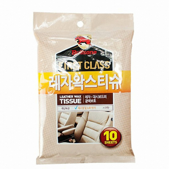 불스원 퍼스트클래스 레자왁스 티슈 10매 (1개)_이미지