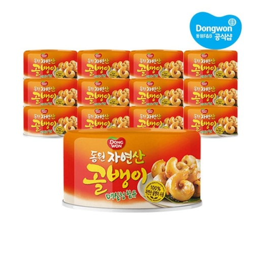 동원F&B 자연산 골뱅이 매실청 140g [12개]