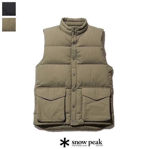  스노우피크 snow peak 리사이클 다운 립스탑 베스트 자켓 패딩조끼_JK-21AU006