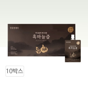 천호엔케어 하루활력 목 넘김이 부드러운 흑마늘 70ml 30포 (10개)