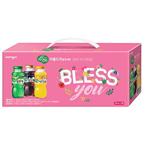 웅진식품 자연은 아름드리 음료세트 (4개)_이미지