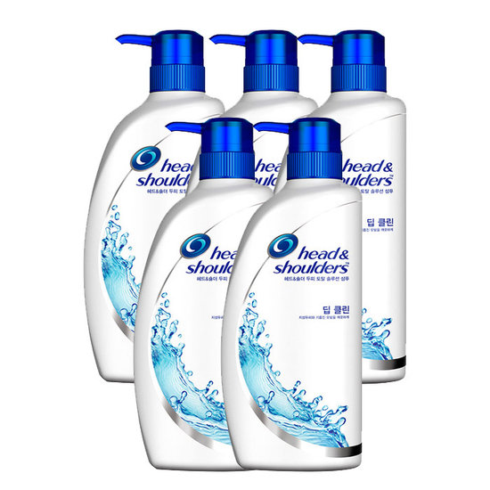 헤드앤숄더 딥 클린 샴푸 850ml (5개)_이미지
