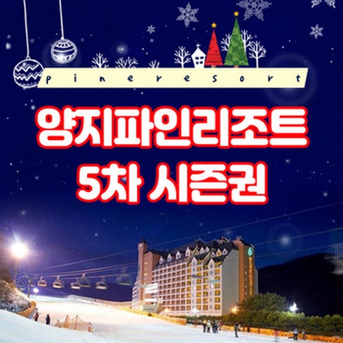 양지파인리조트 19/20 5차 시즌권 야간 (전연령)