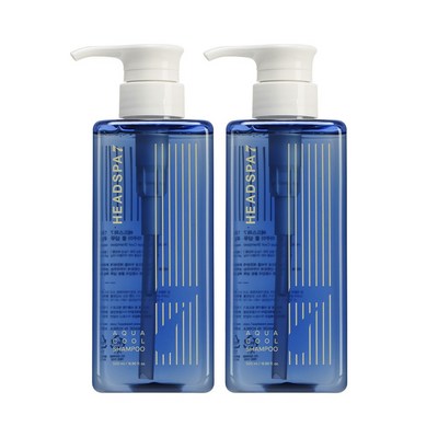 수안향장 헤드스파7 아쿠아 쿨 샴푸 500ml (2개)