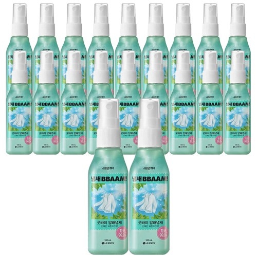 샤프란케어 냄새뺌 굿바이 담배냄새 100ml (20개)_이미지
