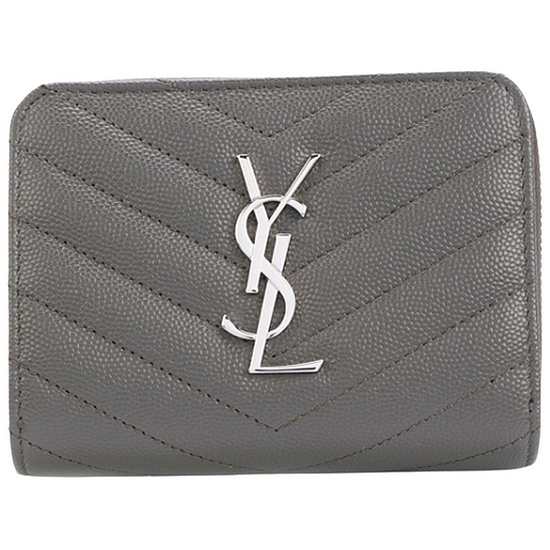 생로랑 모노그램 컴팩트 지퍼 어라운드 지갑 403723 BOW02 1112_이미지