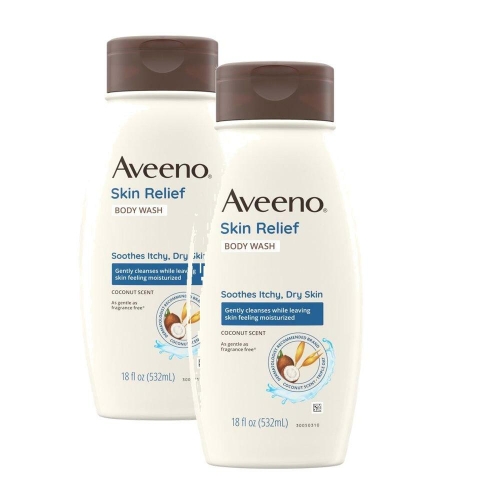 아비노 Skin Relief  바디워시 코코넛향 532ml 2팩