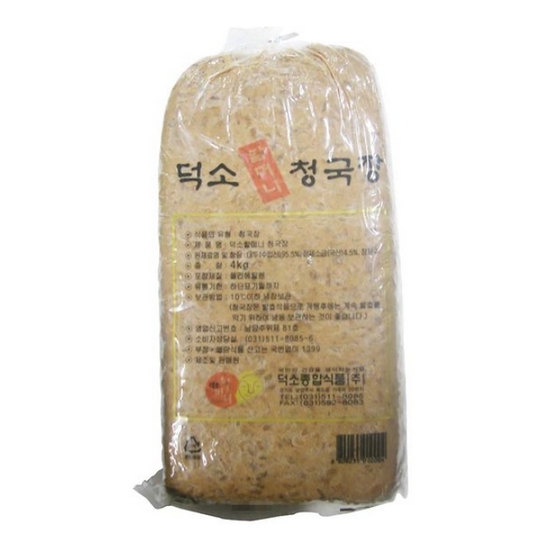 덕소종합식품 할머니 청국장 4kg (3개)