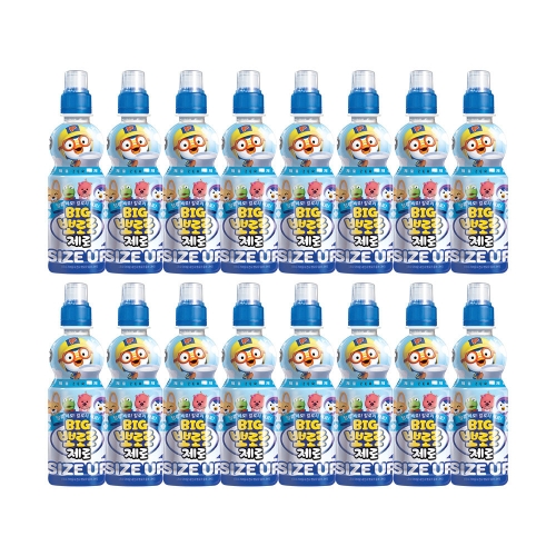 팔도 빅 뽀로로 제로 밀크맛 360ml (16개)