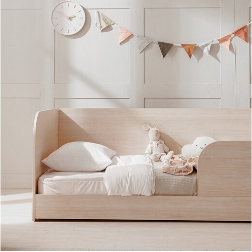 장인가구 뉴피터 저상형 슬라이딩 일반형 침대 S+안전가드 (파워본넬스프링)_이미지