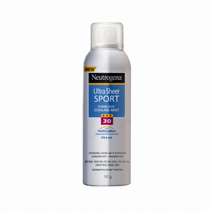 뉴트로지나 울트라 쉬어 스포츠 쿨링 미스트 SPF30/PA+++ (141gx12개)_이미지