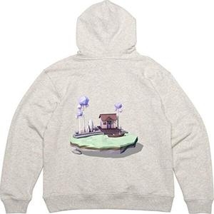 패션 JHQSYR3L_51HD 뒷면 어촌 농촌생활 풍경 그림 프린팅