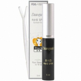 다크니스 검정 속눈썹 <b>접착제</b>&쌍꺼풀액 5ml