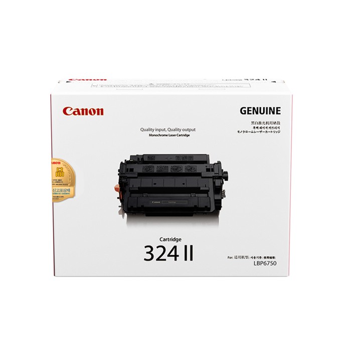 Canon 벌크 CRG-324II BK 검정이미지입니다. 누르면 해당 게시물로 새창이동합니다.