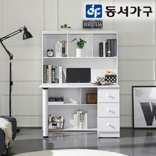 장인가구 오스카 편수책상서랍장세트 (1100x700)_이미지