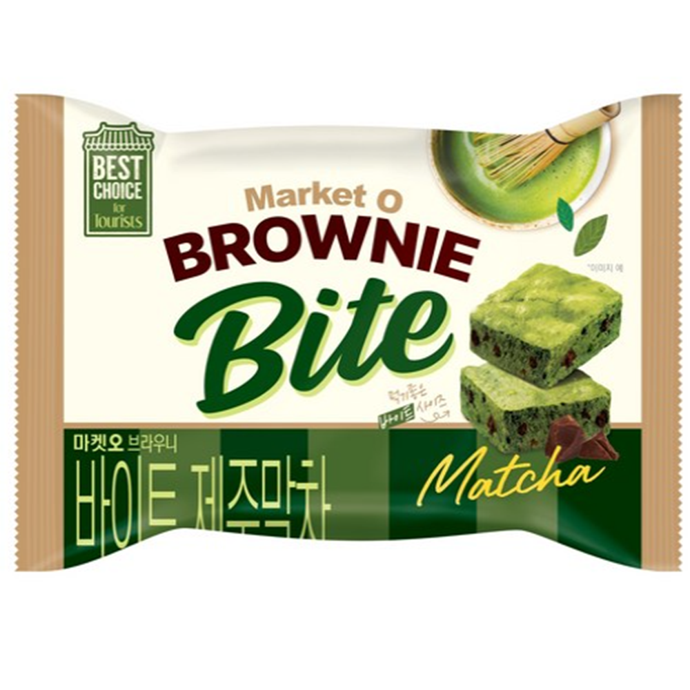 오리온 마켓오 브라우니 바이트 제주말차 240g (14개)_이미지