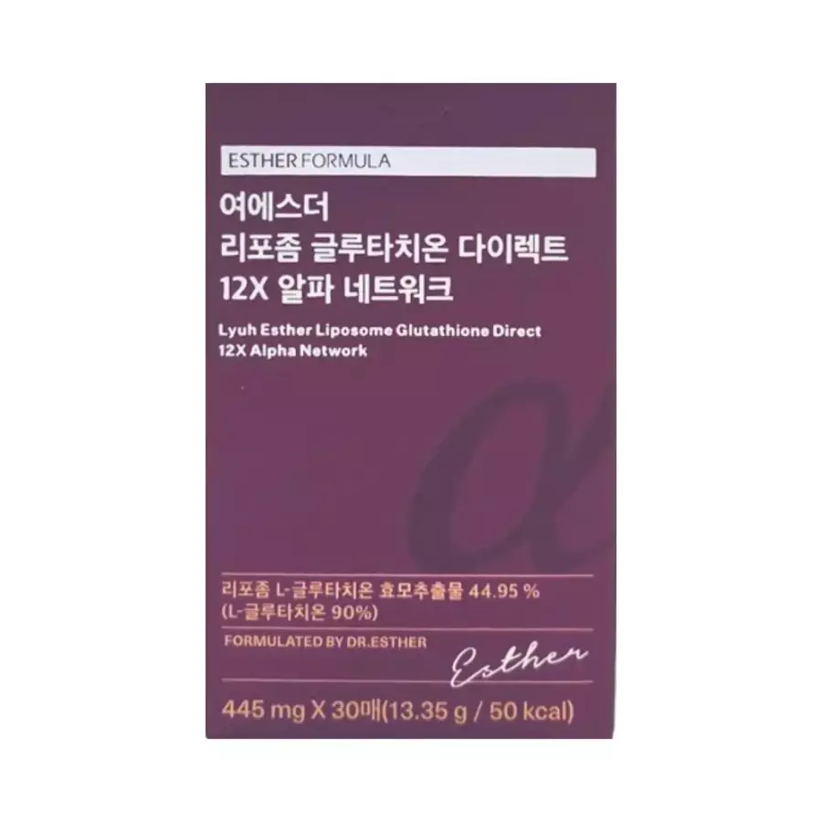 여에스더 리포좀 글루타치온 다이렉트 12X 알파 네트워크 30매 (5개)_이미지