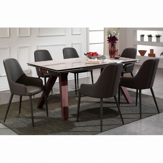 스코나 코르테 확장형 세라믹 식탁 2700 (의자별도)_이미지