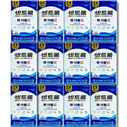 센트룸 맨 더블업 멀티비타민 미네랄 50정 (12개)_이미지