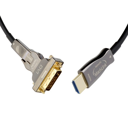 마하링크 DVI to HDMI v2.0 분리형 하이브리드 광 케이블 (ML-DV6H5, 5m)