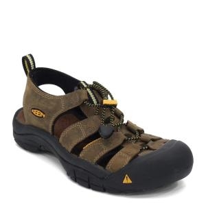 KEEN 킨 남성용 뉴포트 H2 레더 샌들 바이슨 118965