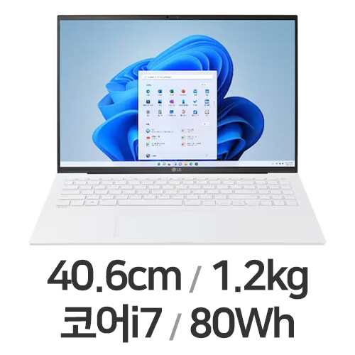 LG전자 2023 그램16 16Z90R-GA76K (SSD 256GB)_이미지