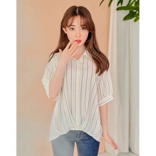 반에이크 마레트 스트라이프 셔츠_OB05STME05Z_이미지