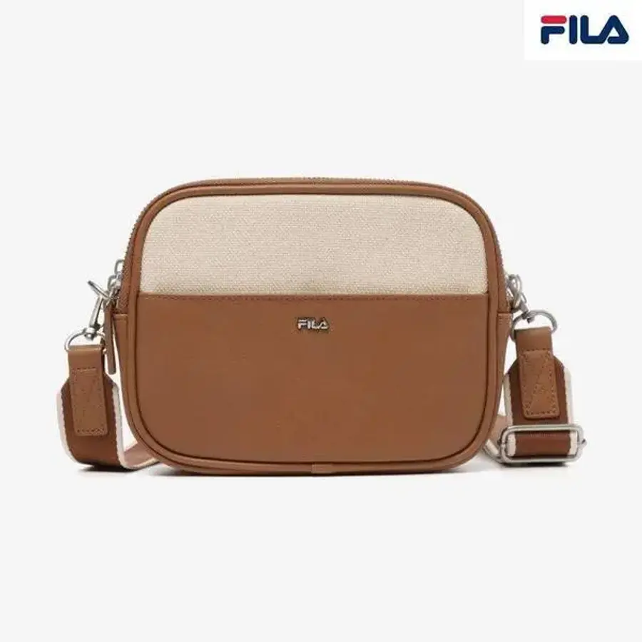 휠라 SM 캔버스 스퀘어 크로스백 FS3BCE6339F_CRM 709734