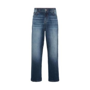 필립플레인 비치 보이 핏 그레이트니스 로고 자수 진 AAECMDT4217PD_이미지