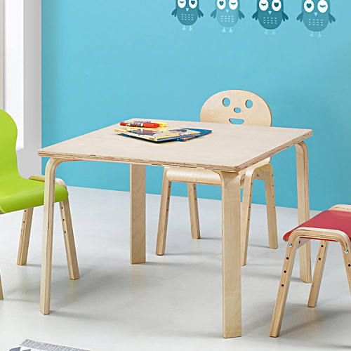 디홀릭 토리 원목 정사각 초등 책상+신형의자 2개 세트