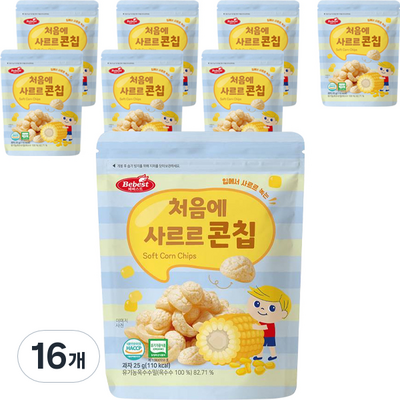 베베스트 처음에 사르르 콘칩 25g (16개)_이미지
