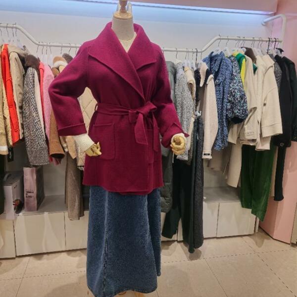 MG01 90%인하최종가대비고퀄리티 핸드밸티드울하프코트 M21jk1