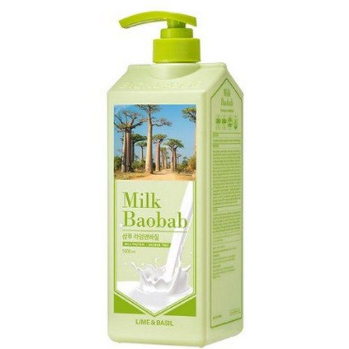 밀크바오밥 샴푸 라임앤바질 1000ml